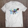 Paint Colors T-Rex Dinosaur Tee