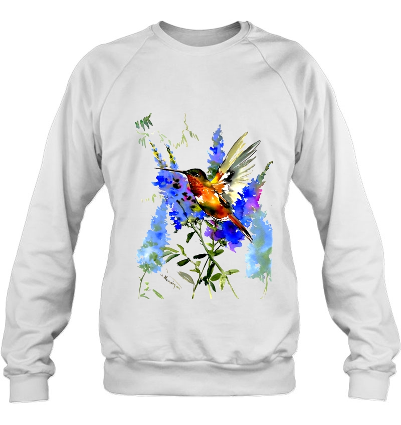 Hummingbird Painting Hummingbird Lover Sweatshirt