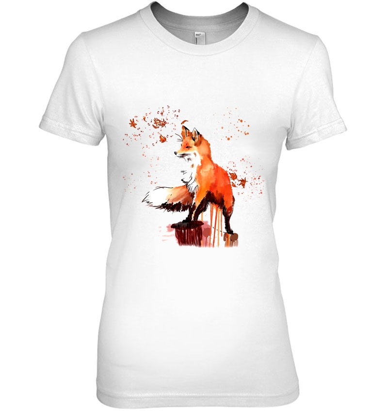 Fox Painting Fox Lover Hoodie