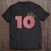 10Th Birthday Girl Princess Rose Gold Tee