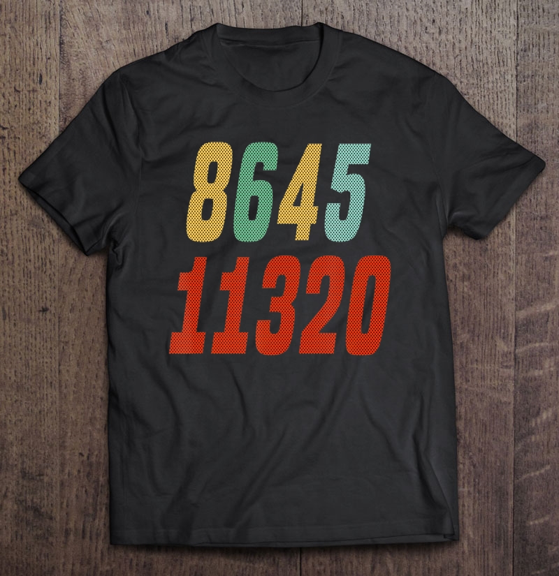 864511320 Anti Trump 8645 Vote Remove 2020 Impeach Shirt