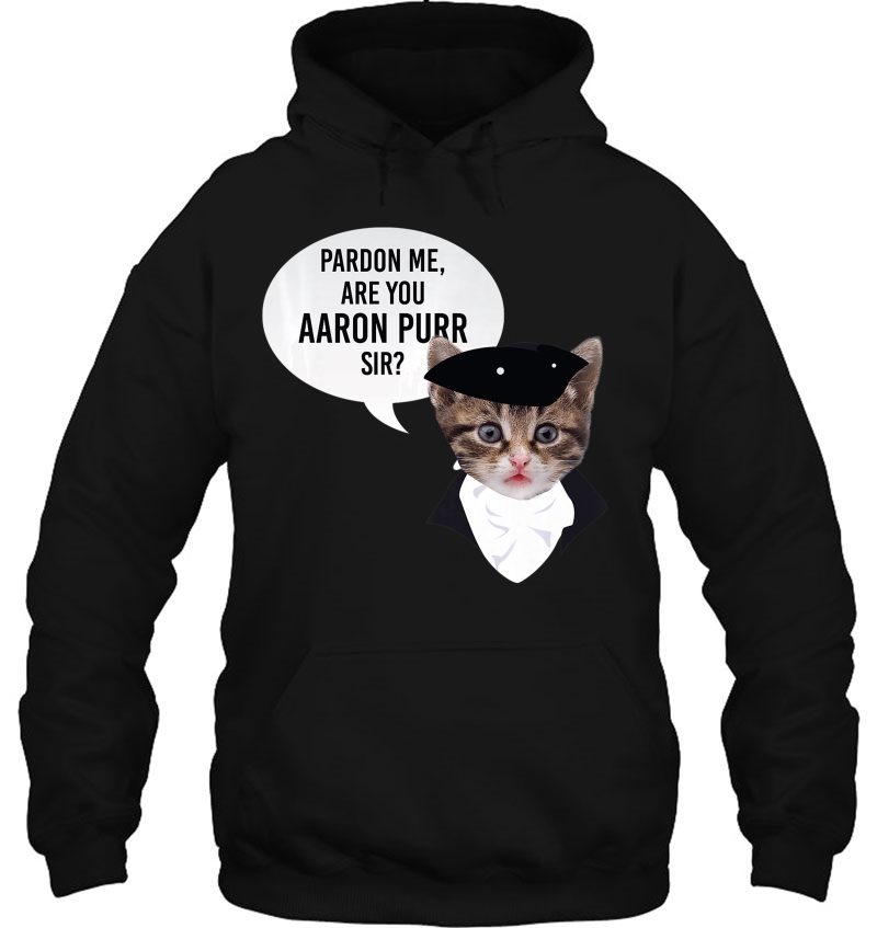 Aaron Purr Sir Shirt Funny Hamilton Shirts Cat Lover Gifts Mugs