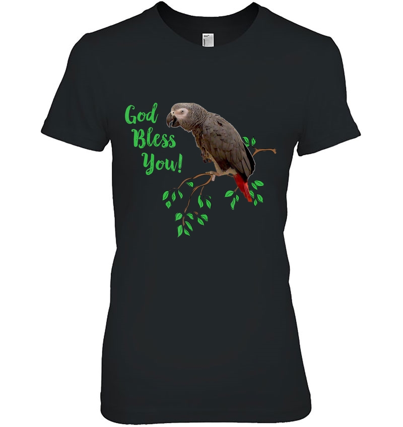 African Grey Parrot - God Bless You Hoodie