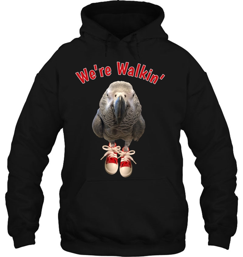 African Grey Parrot Walking Exercise Tennis Shoe Mugs