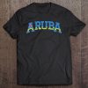 Aruba Vintage Sports Design Aruban Flag Tee Tee