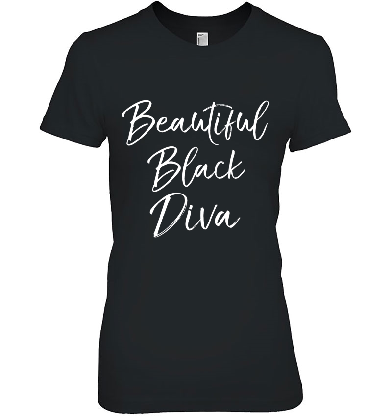 Beautiful Black Diva Shirt For Girls Cute Black Toddler Tees Hoodie