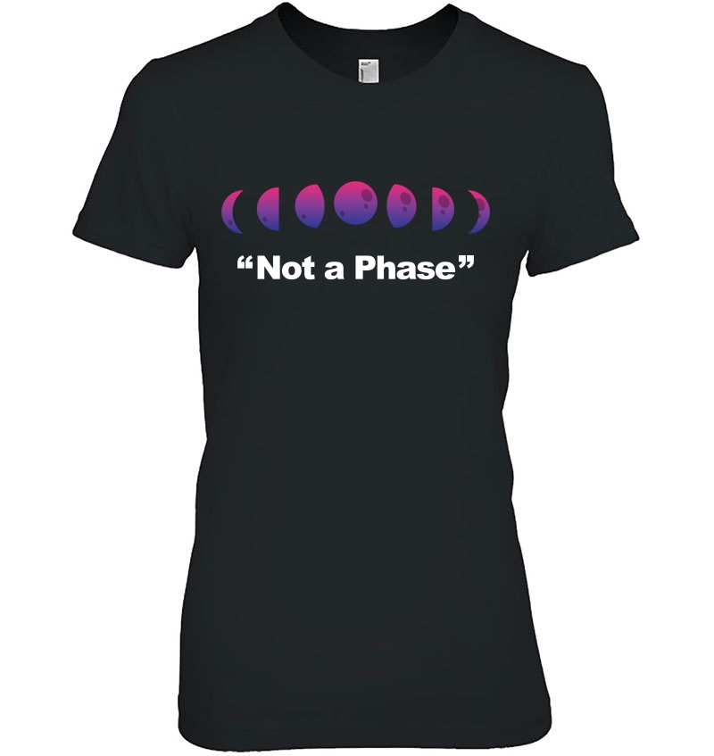 Bisexual Pride - Not A Phase Bi Pride Ladies Tee