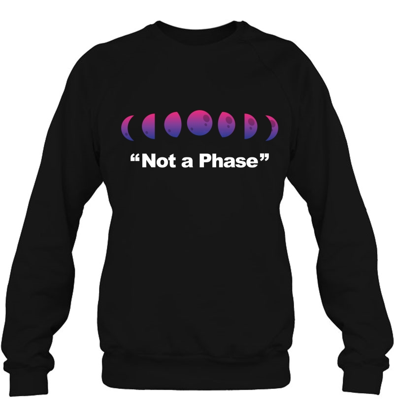Bisexual Pride - Not A Phase Bi Pride Sweatshirt