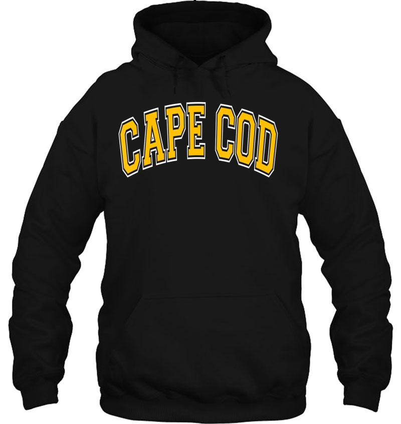 Cape Cod Varsity Style Amber Text Mugs