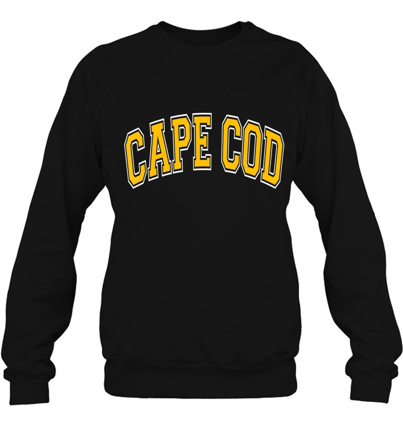 Cape Cod Varsity Style Amber Text Mugs