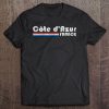 Cote D'azur France Retro Vintage Travel Vacation Gift Tee