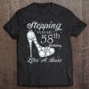 Cute Gift,Queens, Stepping Into My 58Th Birthday Like A Boss Tank Top Tee