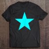 Cyan Star - Cyan Blue Star Tank Top Tee