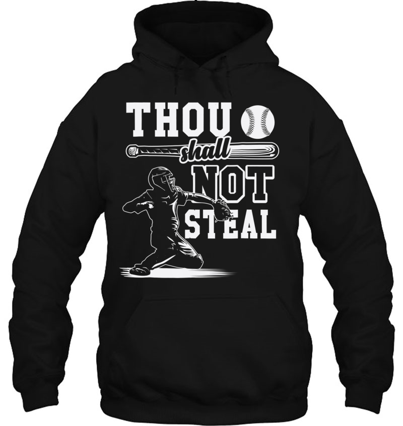 Funny Baseball Thou Shall Not Steal Mugs