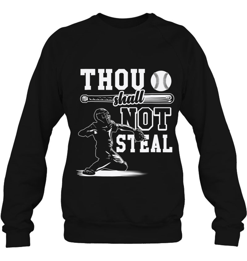 Funny Baseball Thou Shall Not Steal Mugs