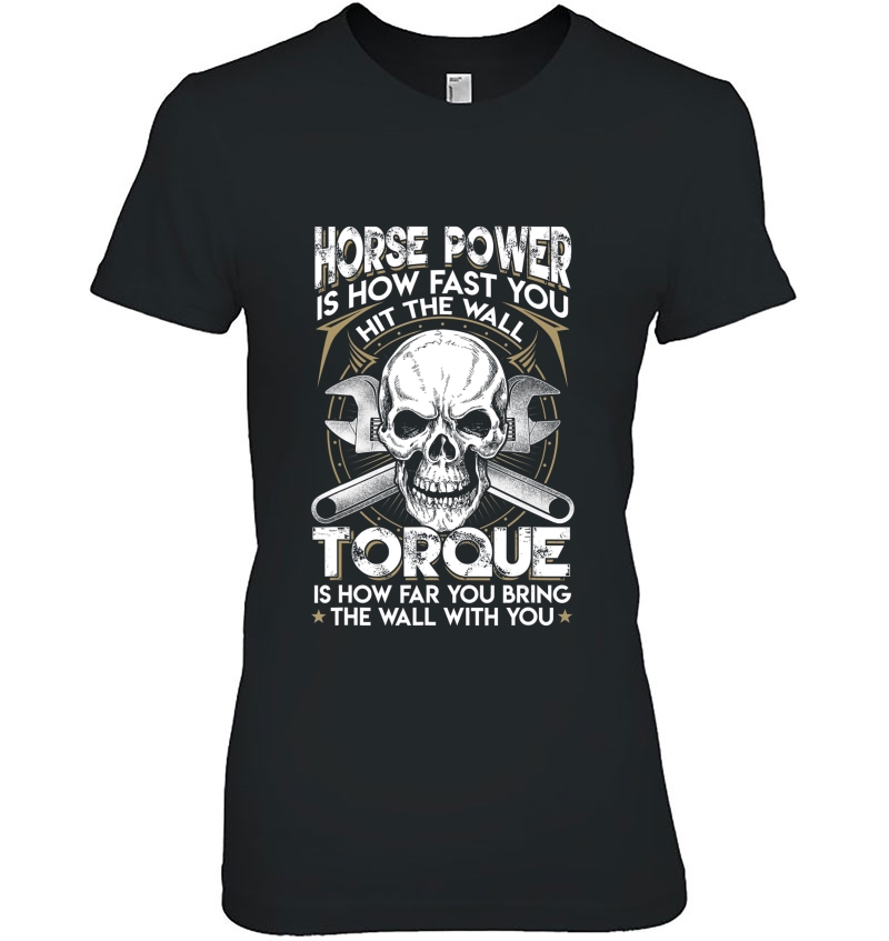 Funny Horsepower Torque Diesel Mechanic Gift Father's Day Hoodie