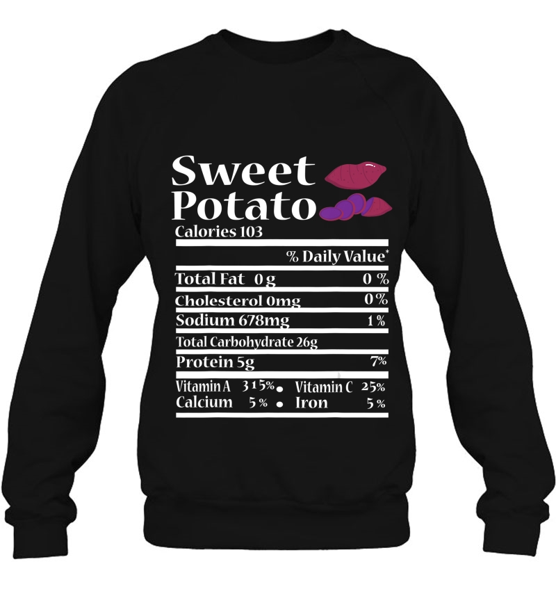 Funny Sweet Potato Nutrition Fact For Thanksgiving Family Mugs