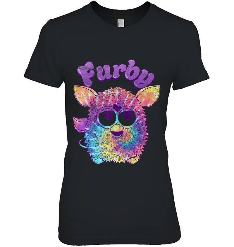 Furby Tie Dye Portrait Premium Hoodie