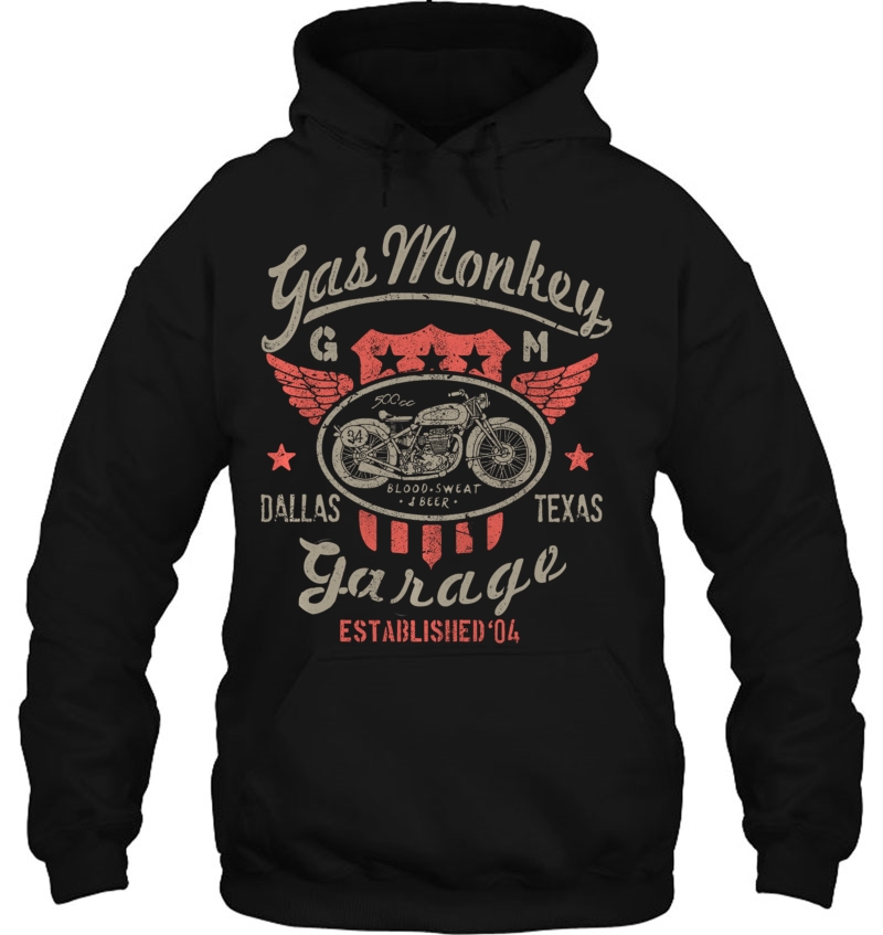 Gas Monkey Garage 500Cc Bike Winged Badge Pullover Mugs