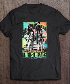 Ghostbusters Don't Cross The Streams Retro Neon Poster Tee