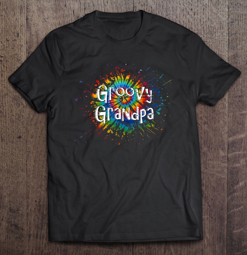 Groovy Grandpa Novelty Colorful Fun Shirt