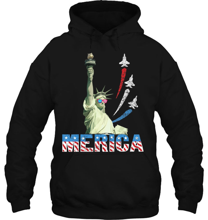 Grunge Red White And Blue July 4 Statue Of Liberty Birthday Mugs