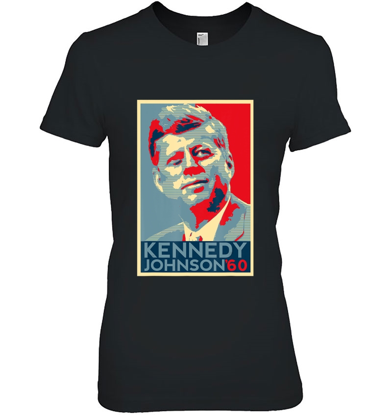 Kennedy Johnson 1960 Retro Campaign 4Th Of July President Hoodie