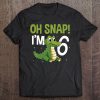 Kids 6 Six Year Old Alligator Boys Girls Crocodile 6Th Birthday Premium Tee