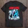 Kids 8Th Birthday Shark 8 Jawsome Eight Year Old Bday Gift Tee