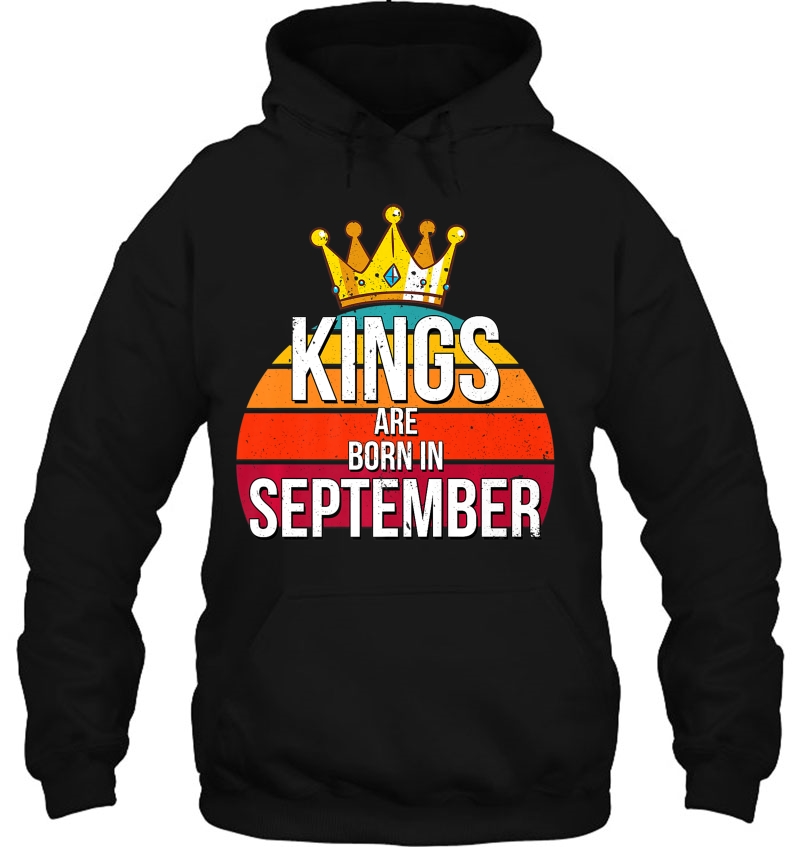 Kings Are Born In September Shirt Men Birthday Vintage Gift Premium Mugs