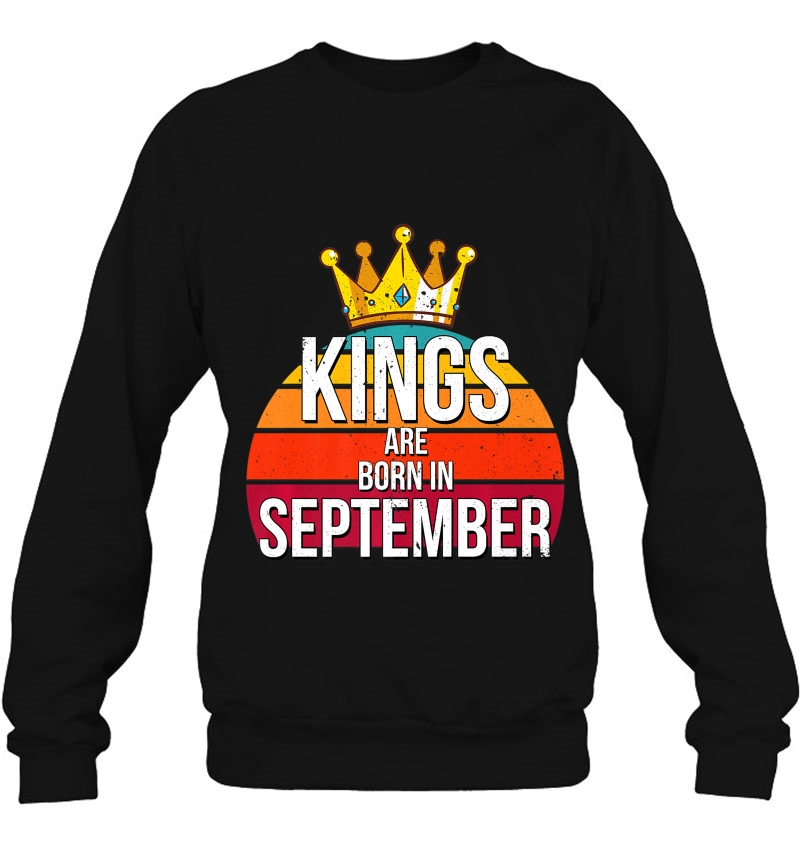 Kings Are Born In September Shirt Men Birthday Vintage Gift Premium Mugs