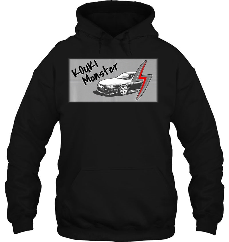 Koukimonster 240Sx Tshirt S14 Drift Car Fans Tee Hoodie