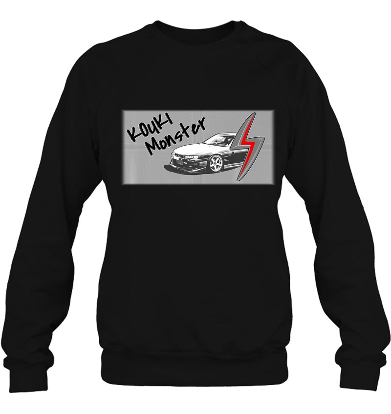 Koukimonster 240Sx Tshirt S14 Drift Car Fans Tee Sweatshirt