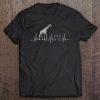 Love Giraffe Heartbeat Funny Ecg Cute Tallest Mammal Rhythm Tee