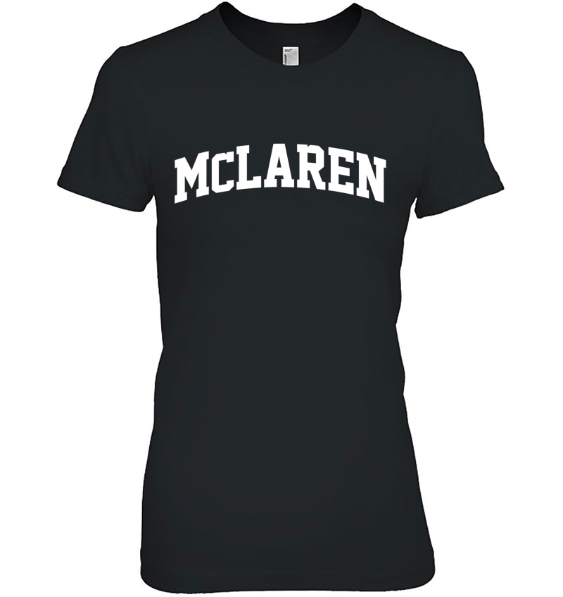 Mclaren Family First Last Name Arch Hoodie