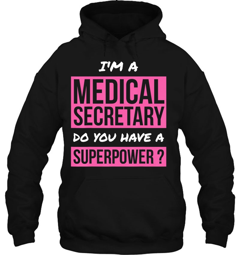 Medical Secretary Gift Superpower Funny Medical Secretary Mugs