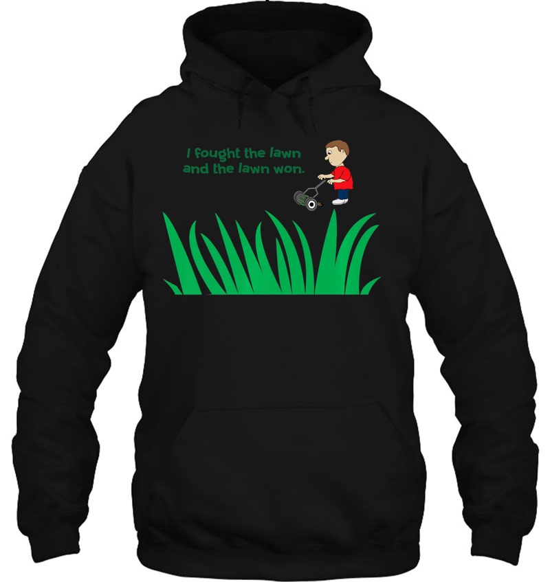 Mens Funny Lawn Mowing -I Fought The Lawn And The Lawn Won Mugs