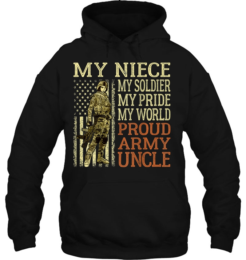 Mens My Niece My Soldier Hero - Proud Army Uncle Military Family Mugs