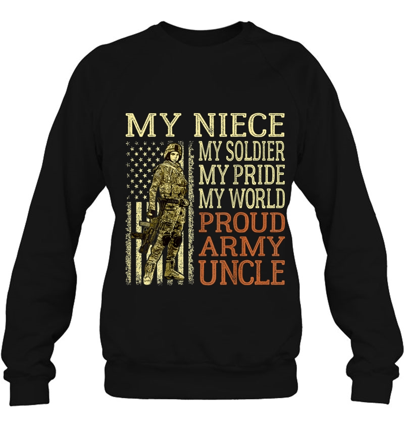 Mens My Niece My Soldier Hero - Proud Army Uncle Military Family Mugs