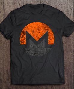 Monero Xmr Distressed Vintage Style Cryptocurrency Tee