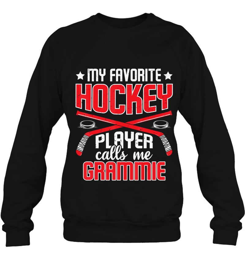 My Favorite Hockey Player Calls Me Grammie Mugs