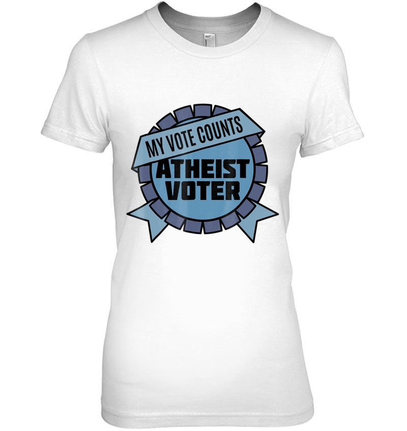 Atheist Voter My Vote Counts Hoodie