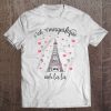 Birthday Girl Paris Themed Party Eiffel Tower 9 Years Old Tee