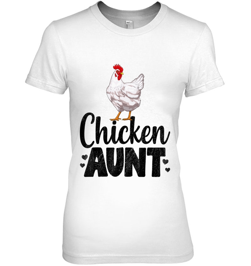 Chicken Aunt Funny Country Farm Farmer Gifts Hoodie