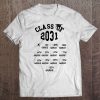 Class Of 2031 Grow With Me Shirt With Space For Check Marks Premium Tee