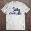 Dirty Garden Hoe Sunny Daisy Flower Art Premium Tee