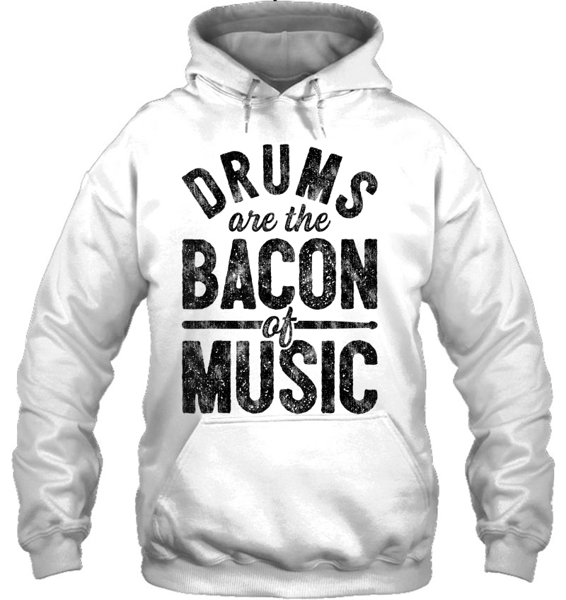 Drums Are The Bacon Of Music Funny Drummer Vintage Drumset Mugs