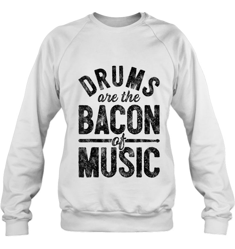 Drums Are The Bacon Of Music Funny Drummer Vintage Drumset Mugs