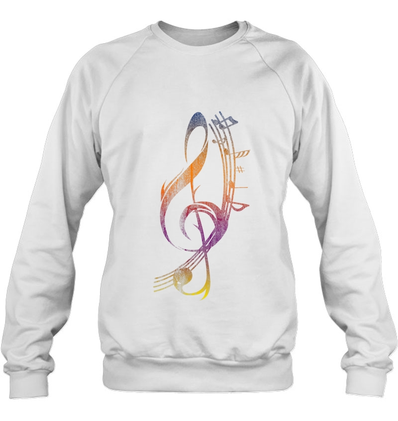 Music Musical Instrument Musician Gift Treble Clef Sweatshirt