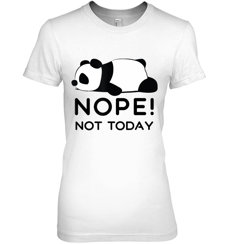 Nope, Not Today Cute Panda Introvert Hoodie